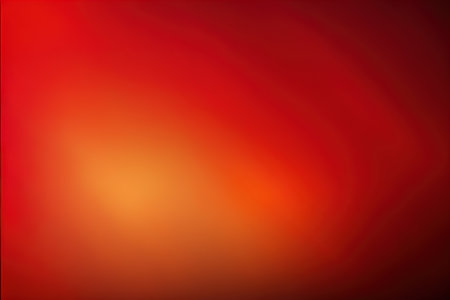 Red abstract composition with flowing designの素材