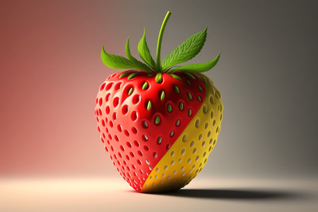 Fresh strawberry on a backgroundの素材