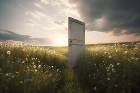 Door to new world. Panorama versionの素材