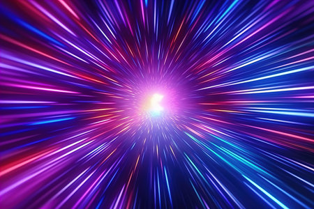 realistic background movement neon lightsの素材