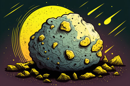 Astronomical Meteor Moon Rockの素材