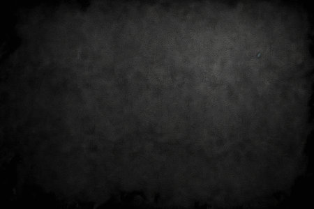 Black Dusty Background. Dark textured wallpaper. Grunge image. Old Black Film Paper Textureの素材
