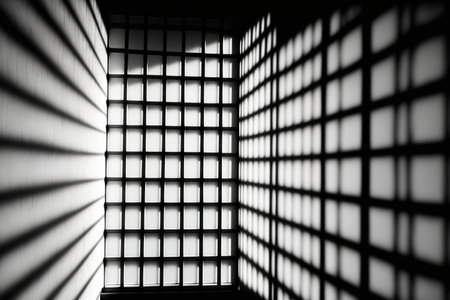 black and white silhouette gridの素材