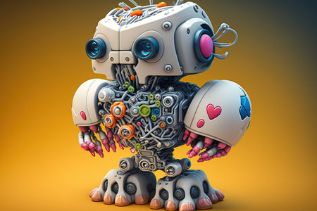 Brain imaging robot toy with artificial intelligenceの素材