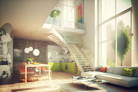 bright, contemporary interiorsの素材