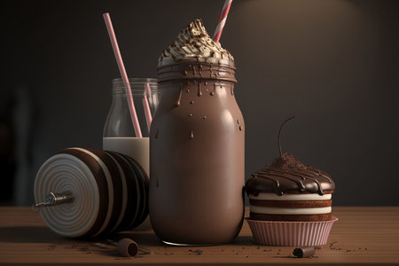 chocolate milkshakeの素材