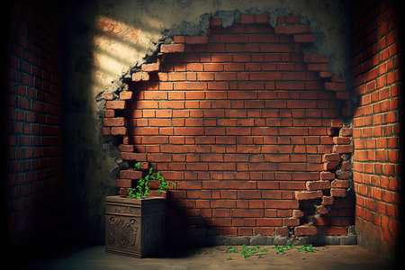 brick textured wallsの素材
