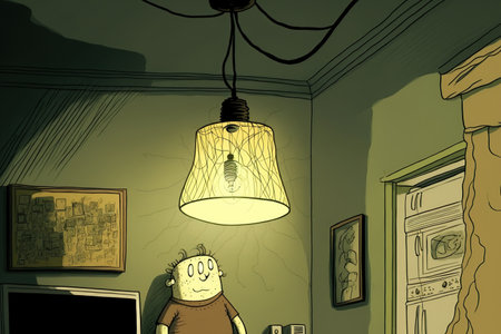 ceiling mounted lightingの素材