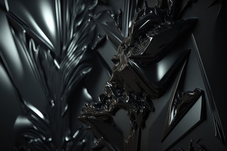 contemporary black plastic texture backgroundの素材