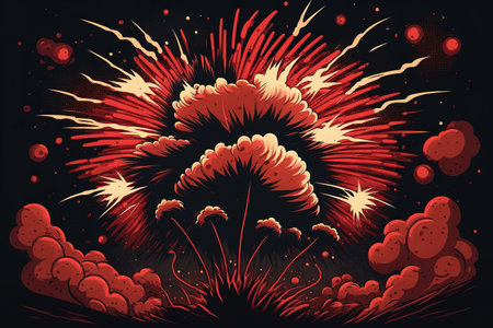 crimson fireworksの素材