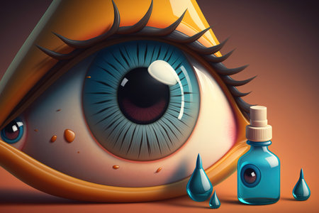 Detailed shot of eye dropsの素材