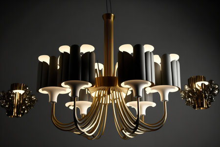 Finnish Nordic chandelierの素材