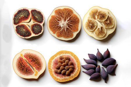 Fruits, dried, in portion Figsの素材