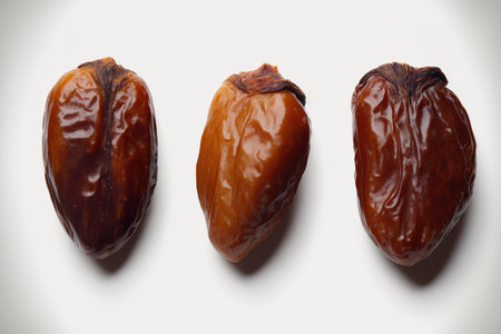 Isolated dates on a white backdropの素材