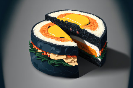 Kimbap, food from Koreaの素材
