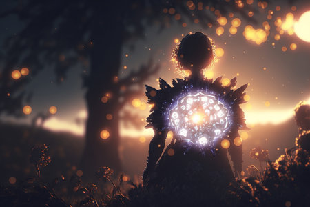 Textual lens flare effectの素材