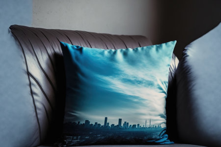 the cushion, photographed on April 4, 2020 in Jakartaの素材