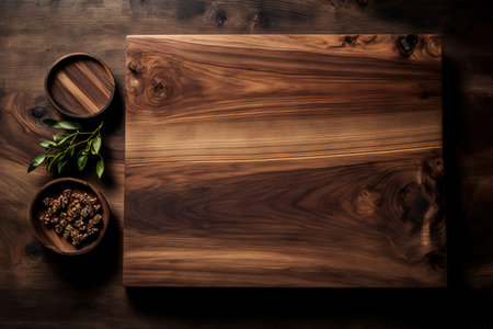 texture of walnut wood. Massive walnut boards as background textureの素材