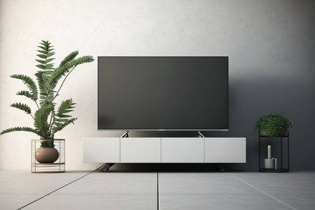 Tv on a consoleの素材