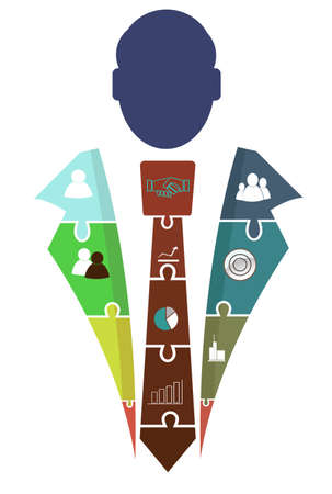 business infographicsのイラスト素材