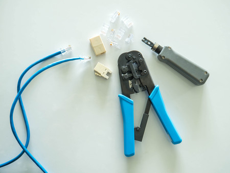 Network equipment toolの写真素材