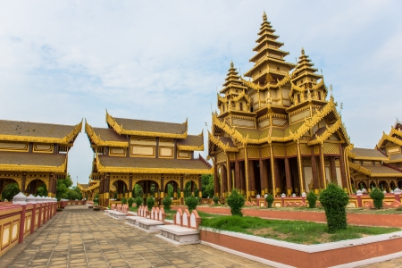 Bagan Golden Palace in Old Bagan, Mandalay, Burmaのeditorial素材