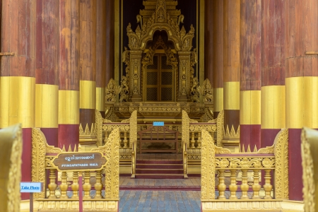 Bagan Golden Palace in Old Bagan, Mandalay, Burmaのeditorial素材