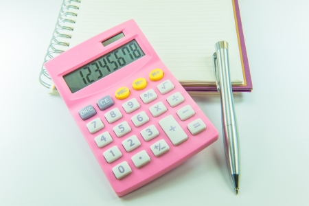 BUSINESS CALCULATORの写真素材