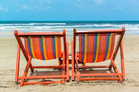 Two beach chairs