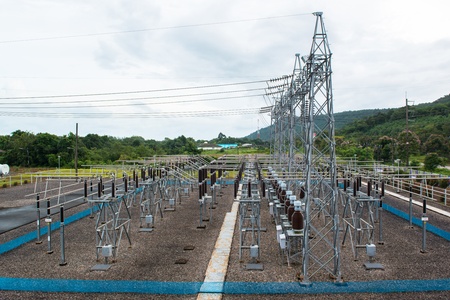 Power station for making electric energy 