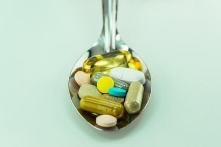 Medicinal tabletsの写真素材