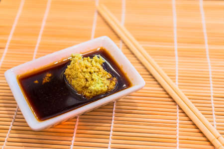 Japanese sushi sauceの写真素材