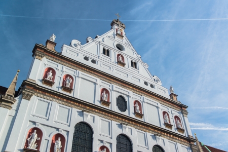 Buildings in munich city center, Marienplatz