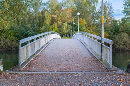 Pedestrian Footbridge の写真素材