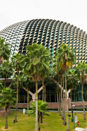 esplanade concert hall in singapore のeditorial素材