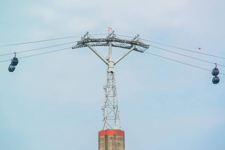 Cable cars from Singapore to Sentosa Island