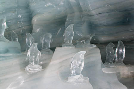 Jungfrau , Switzerland, Tunnel Ice Palaceの写真素材