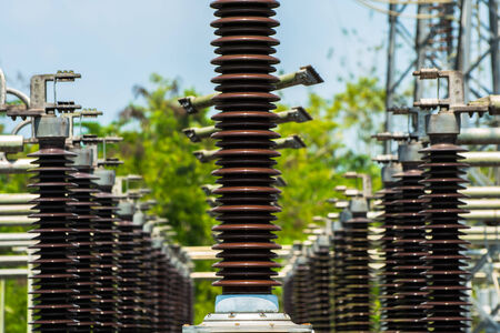 Power station for making electric energyの写真素材