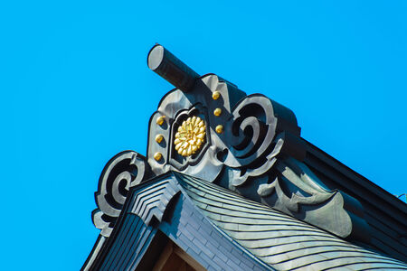 the Yasakuni shrine  Shinto Shrine  in Tokyoの写真素材