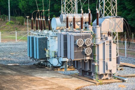 Transformer station and the high voltage electric pole