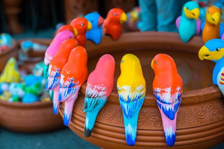Handmade pottery for the garden decoration