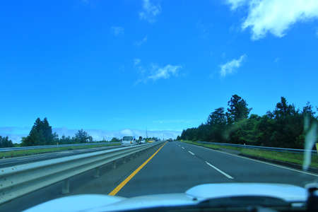 A pleasant drive on a sunny day