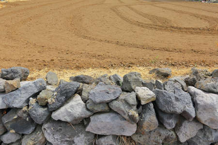 road markings on the groundの写真素材