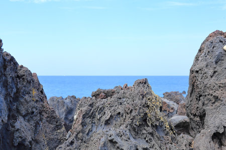 A work of art created by nature and timeの写真素材