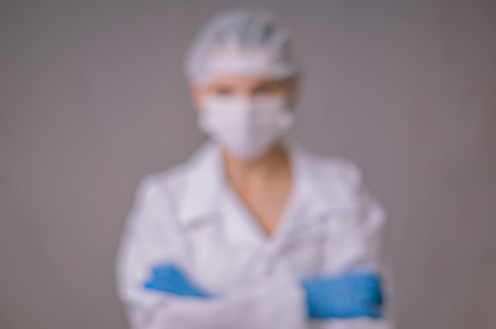Great concept of medicine professional, hospital, doctor. Photo blurred for backgrounds.の写真素材