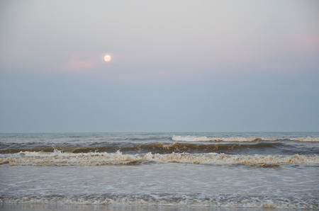 Lighthouse of Solitude Beach, Rio Grande do Sul, Brazil.の写真素材