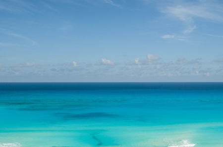 View of Cancun beachの写真素材