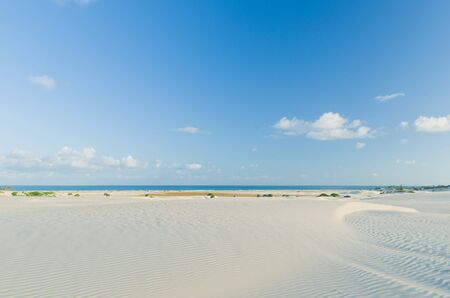 Beautiful view of Mangue Seco in Bahia, small fisherman's beach