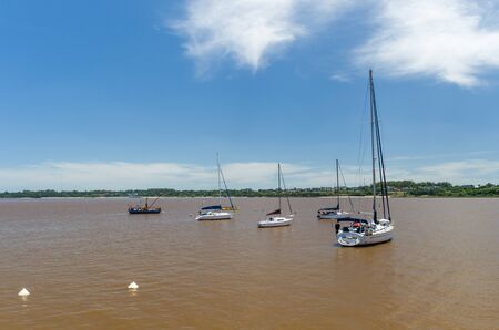 Colonia del Sacramento, Uruguay - Dezember 26, 2015: Portuguese colonial architecture and ancient cobblestone streets are some of Colonia Del Sacramentoâs top featuresの写真素材