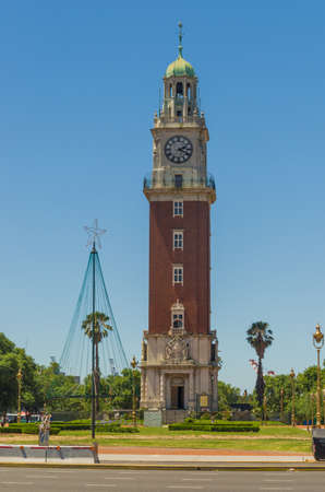 Buenos Aires, Argentina, December 27, 2015: The Torre Monumental is a monument located in the Retiro neighborhood in Buenos Aires. Located in the Argentine Air Force Squareのeditorial素材
